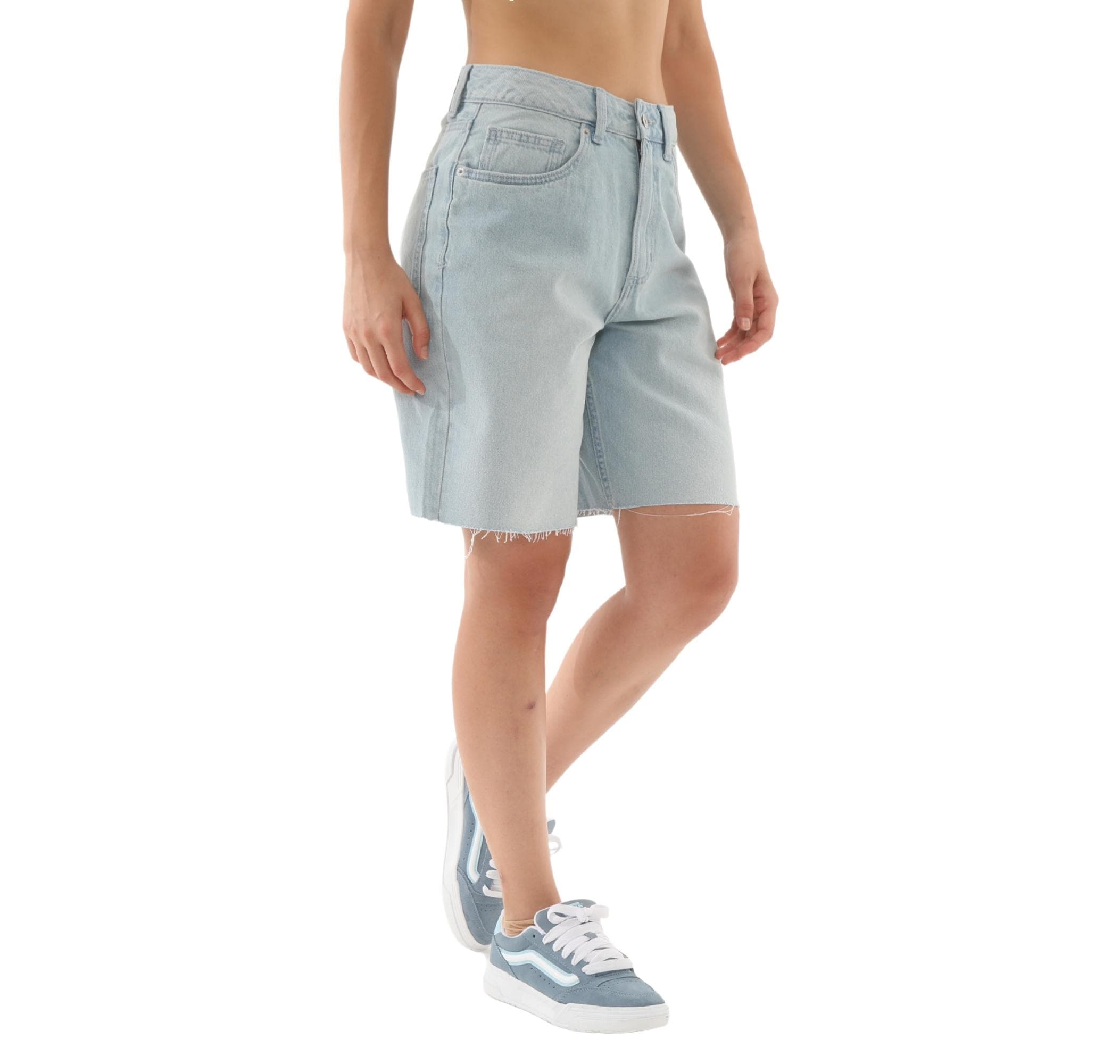 Vans Vans Sirelle Cut-Off Jorts Kadın Şort Ve Kapri Mavi - 3