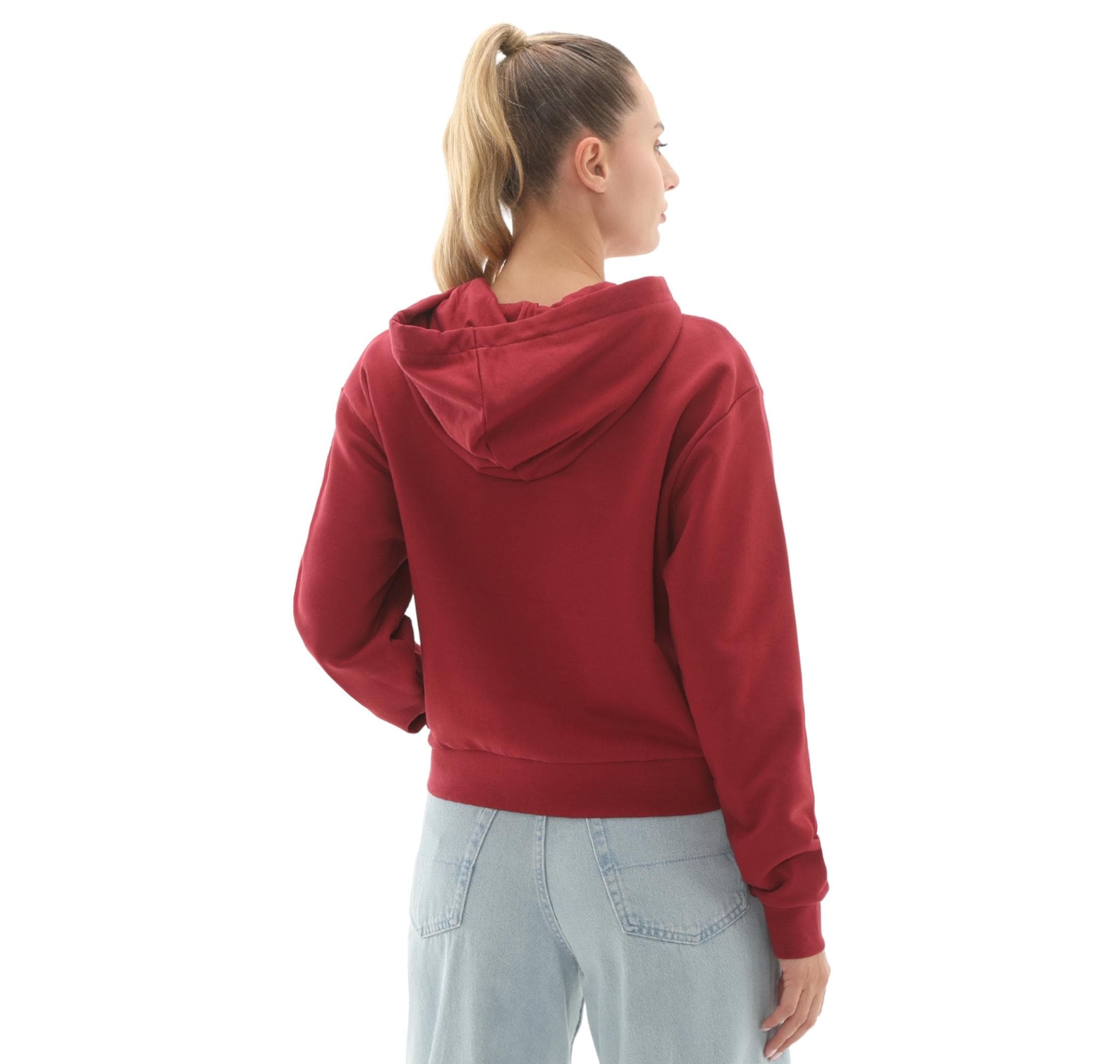 Vans Vans W Salton Rlx Ft Po Kadın Sweatshirt Bordo - 4