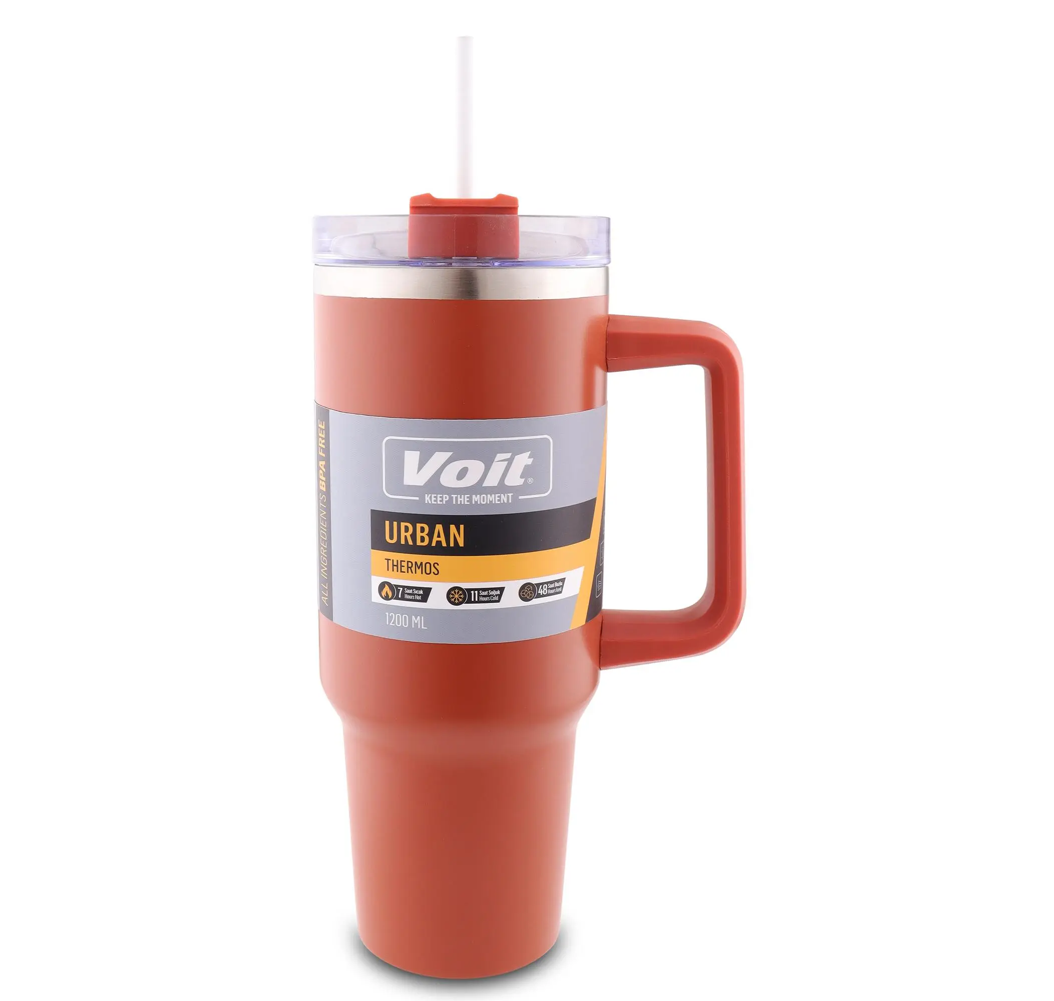 Voit Voit Urban Thermos 1200Ml Termos Turuncu